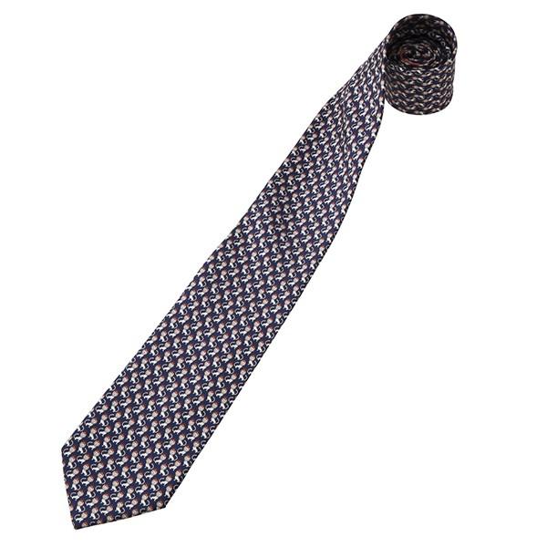 並行輸入 フェラガモ ネクタイ LION WITH CROWN 357267-01 ネイビー 爆買 |  | 02