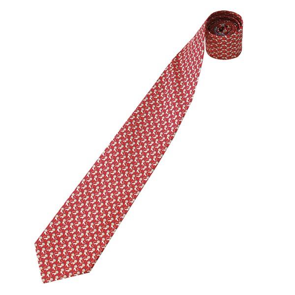 並行輸入 フェラガモ ネクタイ LION WITH CROWN 357267-06 レッド 赤 爆買 |  | 02