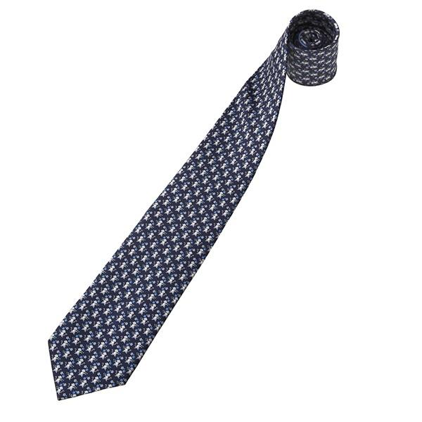 並行輸入 フェラガモ ネクタイ MONKEY WITH FLOWER 357332-07 ネイビー 爆買 |  | 02