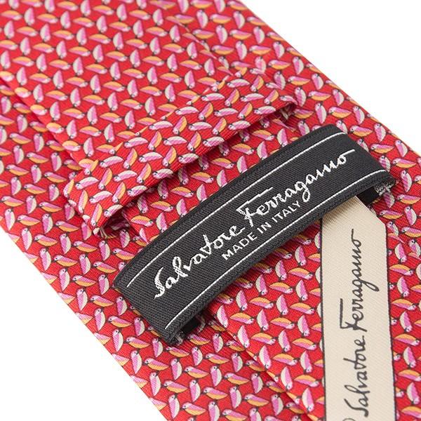 並行輸入 フェラガモ ネクタイ DIAMA BIRD 357333 02 レッド 赤/ピンク 爆買 |  | 04
