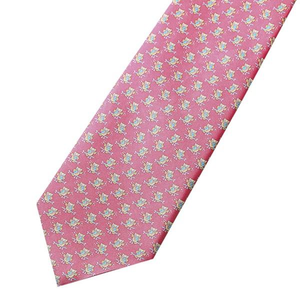 並行輸入 フェラガモ ネクタイ OWL WITH BANJO 357335-07 ピンク 爆買 |  | 01