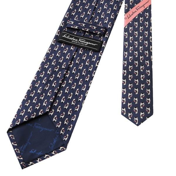 並行輸入 フェラガモ ネクタイ GIRAFFE AND BIRD 357347-02 ネイビー 爆買 |  | 03