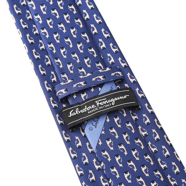 並行輸入 フェラガモ ネクタイ GIRAFFE AND BIRD 357347-03 ブルー 青 爆買 |  | 04