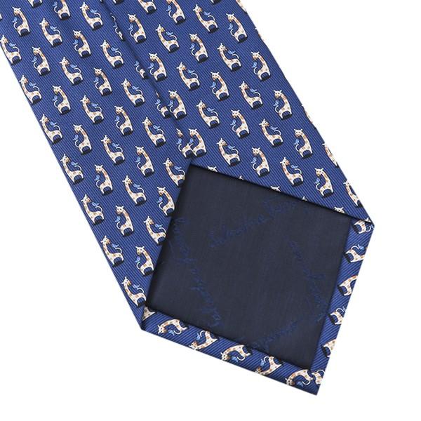 並行輸入 フェラガモ ネクタイ GIRAFFE AND BIRD 357347-03 ブルー 青 爆買 |  | 05