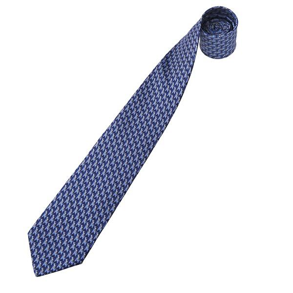 並行輸入 フェラガモ ネクタイ PENGUIN & GIRAFFE 357349-01 ブルー 青 爆買 |  | 02