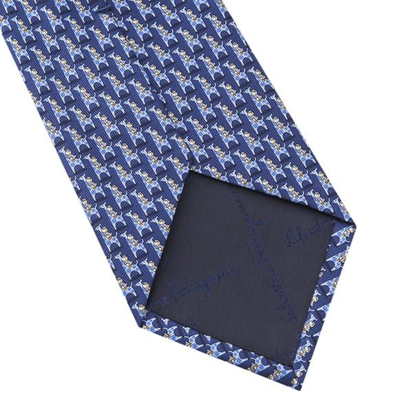 並行輸入 フェラガモ ネクタイ PENGUIN & GIRAFFE 357349-01 ブルー 青 爆買 |  | 05