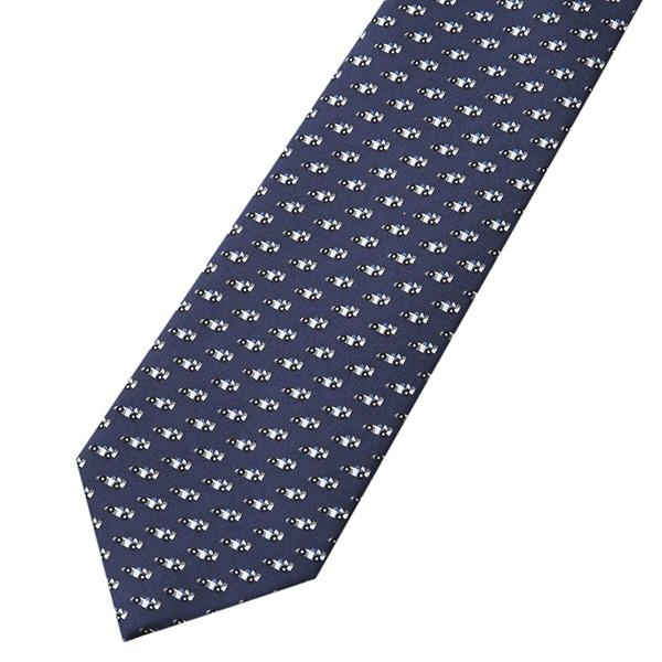 並行輸入 フェラガモ ネクタイ RACE CAR 357351-01 ネイビー 爆買 |  | 01