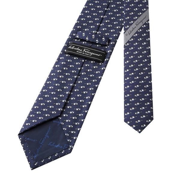 並行輸入 フェラガモ ネクタイ RACE CAR 357351-01 ネイビー 爆買 |  | 03