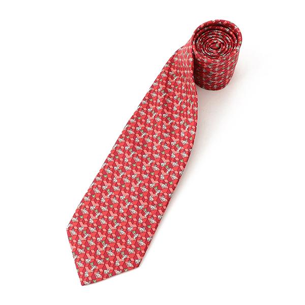 FERRAGAMO（フェラガモ） 並行輸入 ネクタイ プリント タイ 357723 006