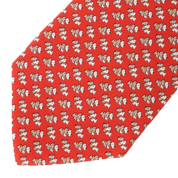 FERRAGAMO（フェラガモ） 並行輸入 ネクタイ プリント タイ 357857 006