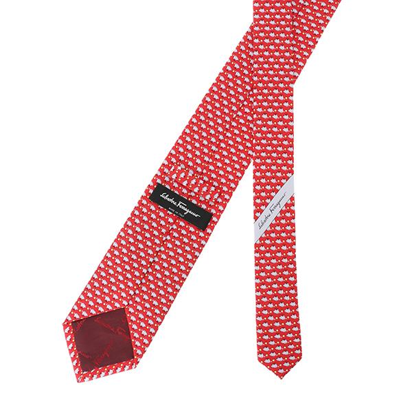 FERRAGAMO（フェラガモ） 並行輸入 ネクタイ プリント タイ 357901 007