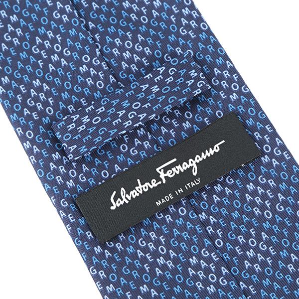 FERRAGAMO（フェラガモ） 並行輸入 ネクタイ プリントタイ 358808 002