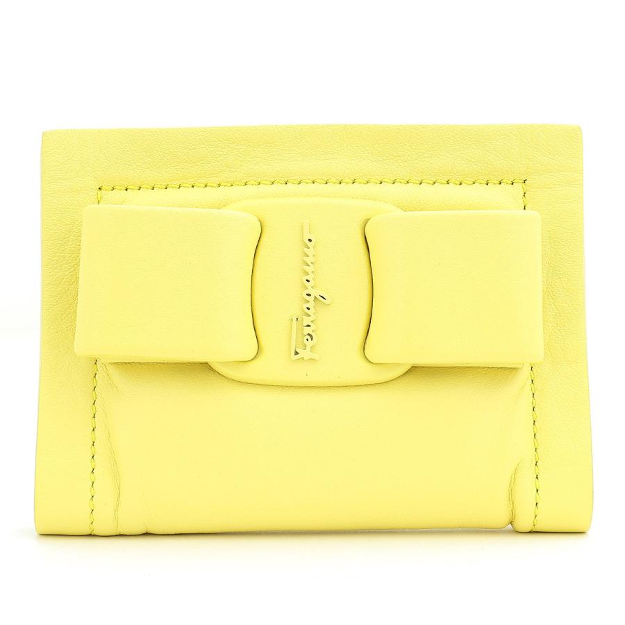FERRAGAMO（フェラガモ） 並行輸入 カードケース ヴィヴァ ボウ 220295