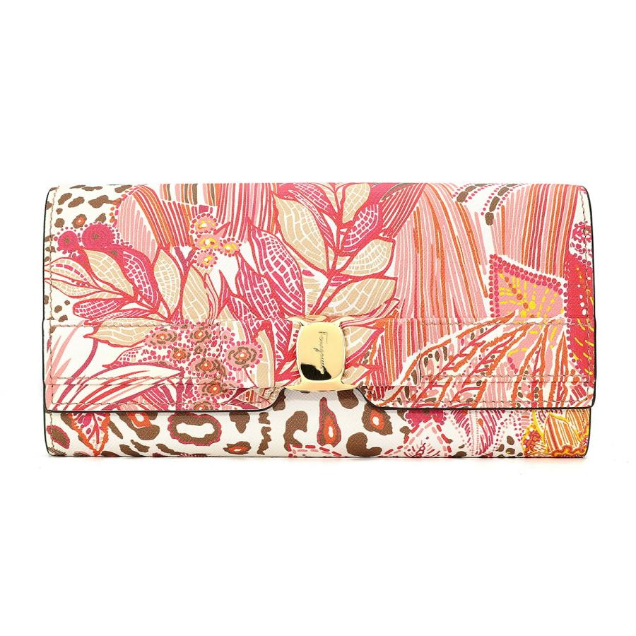FERRAGAMO フェラガモ 長財布 ニューヴァラ 22E008 755690
