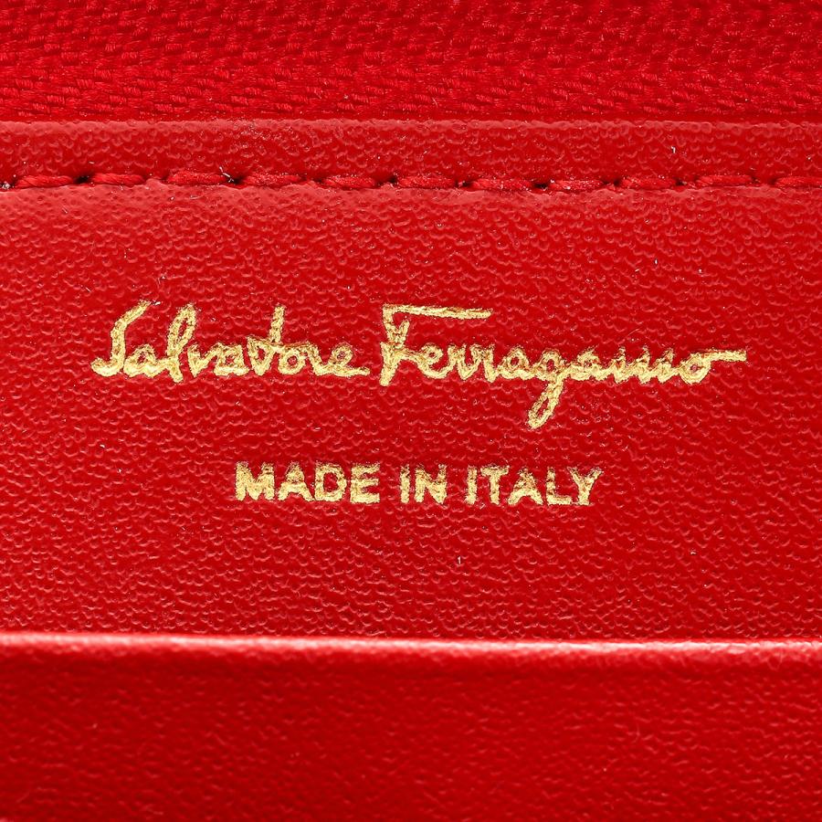 FERRAGAMO フェラガモ 長財布(ラウンドファスナー) ガンチーニ