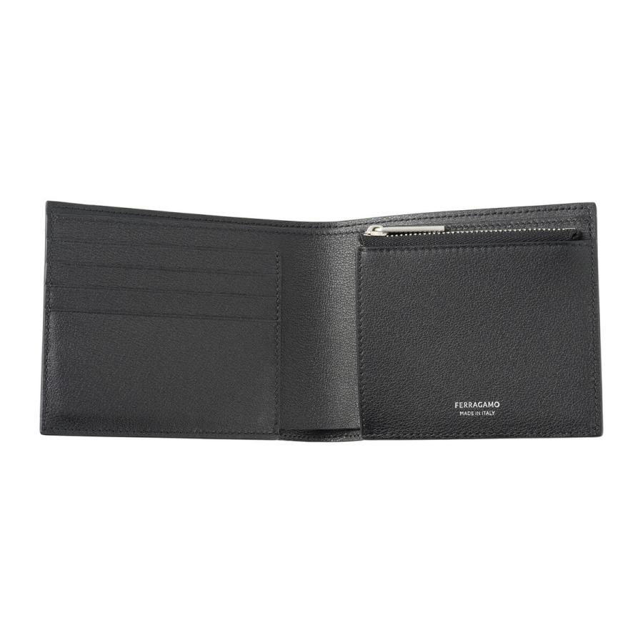 Ferragamo レザーブラック7 1/2 Salvatore Ferragamo (サルヴァトーレフェラガモ) 本革 シルバー