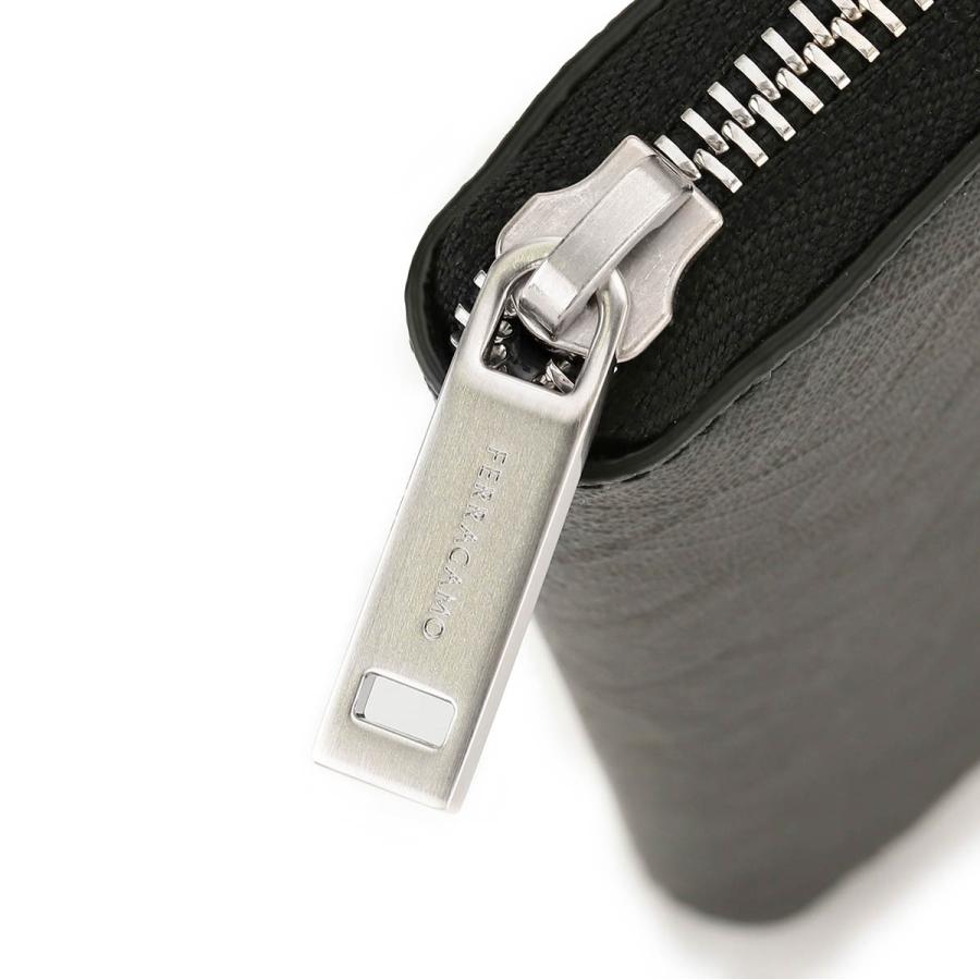 FERRAGAMO フェラガモ 長財布(ラウンドファスナー) ガンチーニ