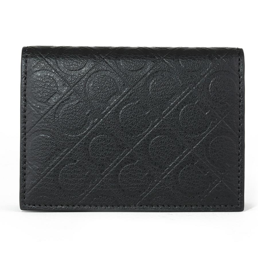 並行輸入 フェラガモ カードケース FERRAGAMO ガンチーニ 661661 783772メンズ ブラック 黒 | FERRAGAMO