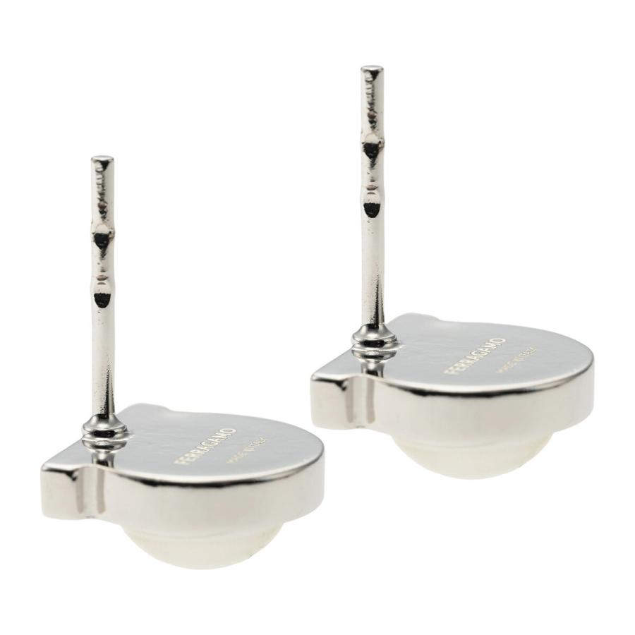 並行輸入 フェラガモ ピアス FERRAGAMO ガンチーニ 760121 696455レディース シルバー 銀 | FERRAGAMO | 02