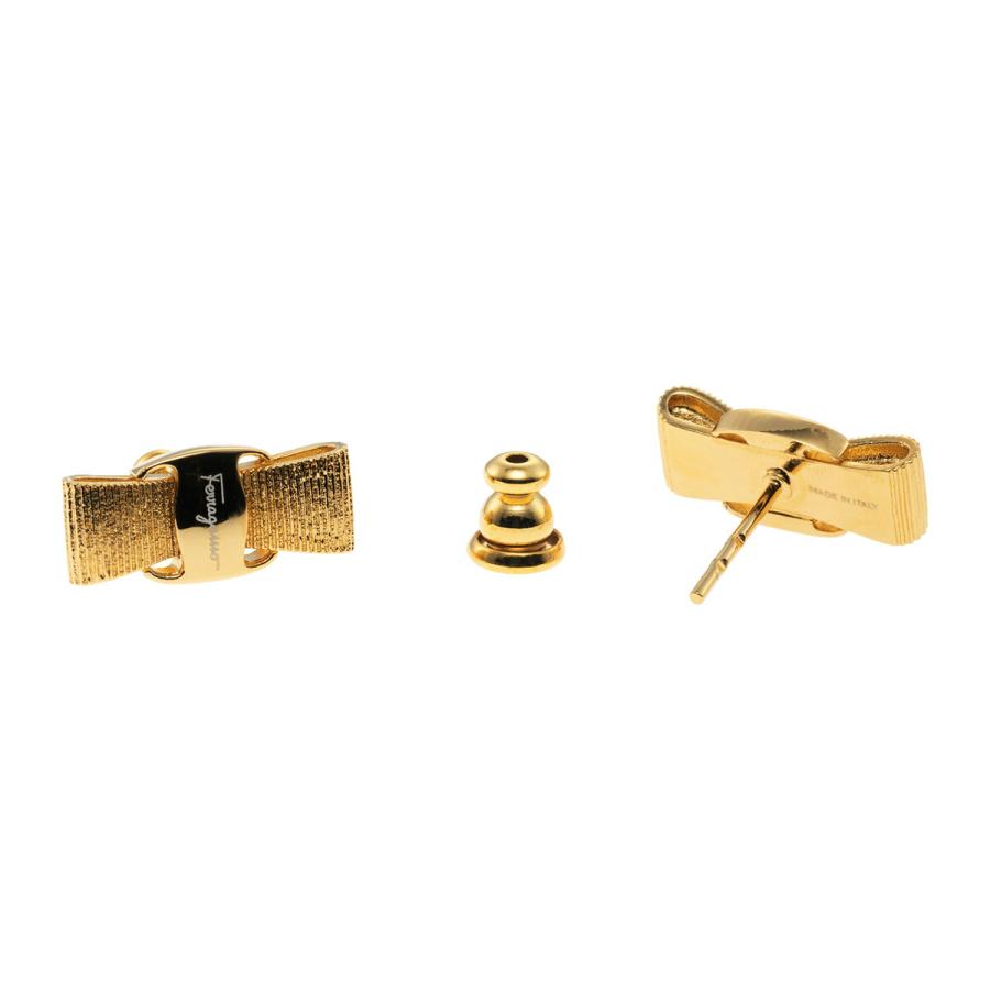 Ferragamo フェラガモ　VARA ゴールドピアス FERRAGAMO 並行輸入 フェラガモ ピアス ヴァラ 760546 998984