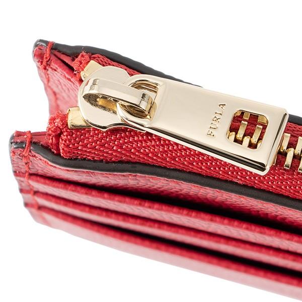 並行輸入 フルラ  カードケース バビロン PBA2 Q26 1013807 レッド系　赤 爆買 | FURLA | 05
