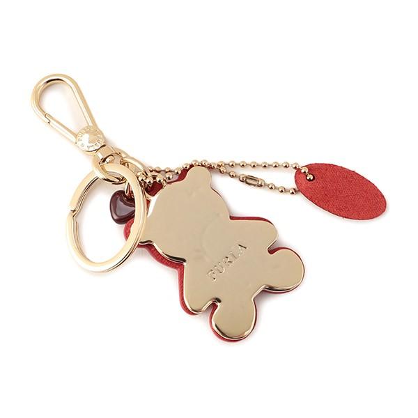 並行輸入 フルラ キーホルダー キーリング ORSO INTERO RL85 MTS 1014339 レッド系 朱色 爆買 | FURLA | 01