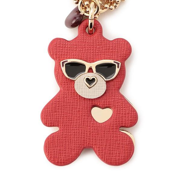 並行輸入 フルラ キーホルダー キーリング ORSO INTERO RL85 MTS 1014339 レッド系 朱色 爆買 | FURLA | 02