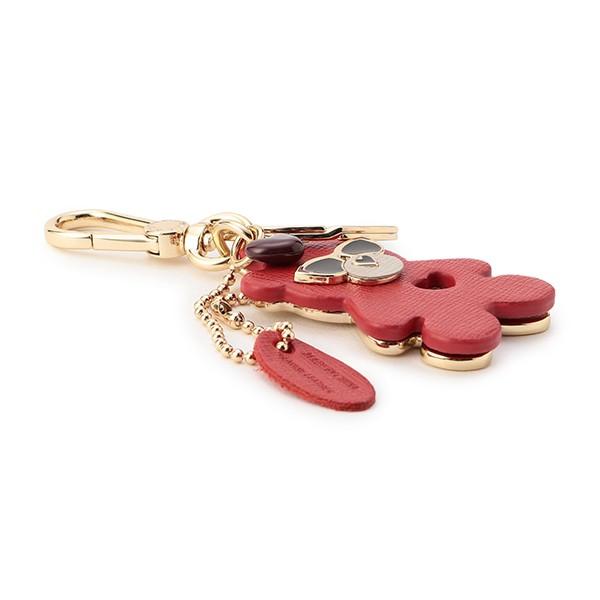 並行輸入 フルラ キーホルダー キーリング ORSO INTERO RL85 MTS 1014339 レッド系 朱色 爆買 | FURLA | 03