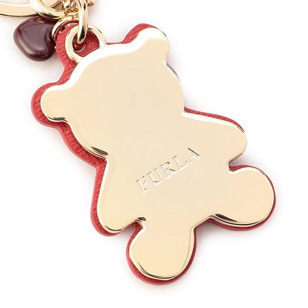 並行輸入 フルラ キーホルダー キーリング ORSO INTERO RL85 MTS 1014339 レッド系 朱色 爆買 | FURLA | 05