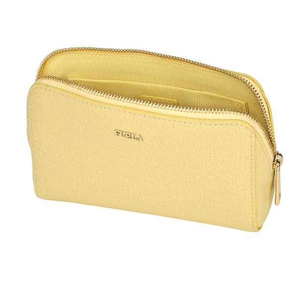 並行輸入 フルラ  ポーチ エレクトラ 1046033 ER43 B30 TJ7 ライトイエロー 黄 爆買 | FURLA | 03