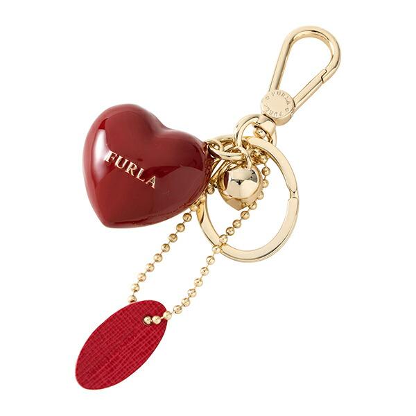 並行輸入 フルラ キーホルダー キーリング CUORE RH95 MES 790939 レッド 赤 爆買 | FURLA