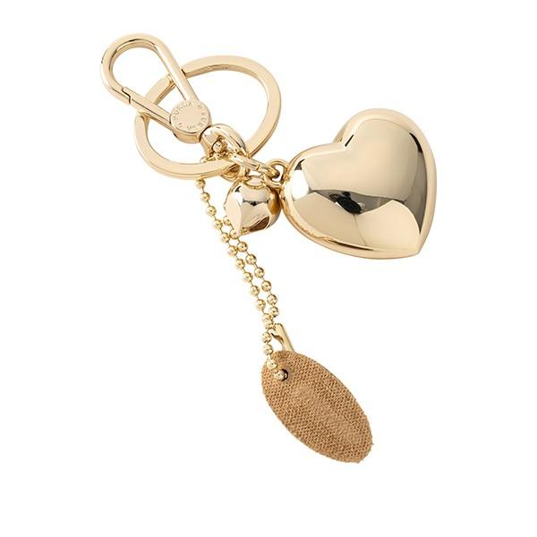 並行輸入 フルラ キーホルダー キーリング CUORE RH95 MES 979155 マスタードイエロー 黄 爆買 | FURLA | 01