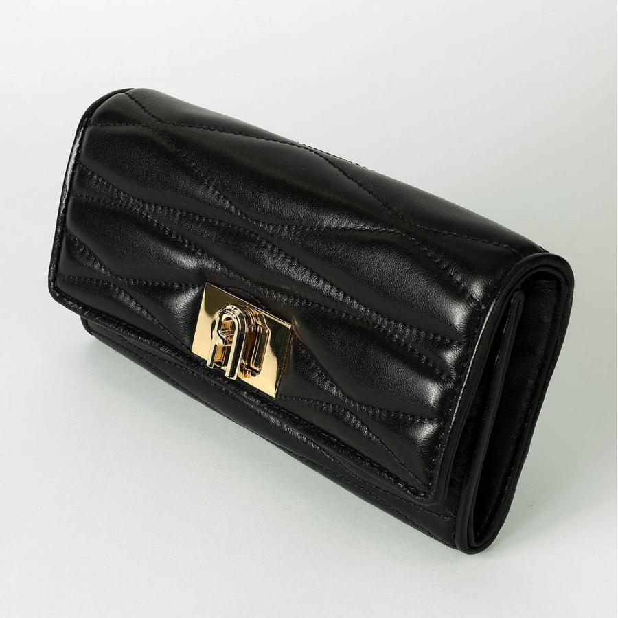 財布 レディース 黒 FURLA フルラ ターンロック 本革 レザー 長財布 FURLA 並行輸入 フルラ 長財布 ミオニード PCV0ACO BX3221 O6000