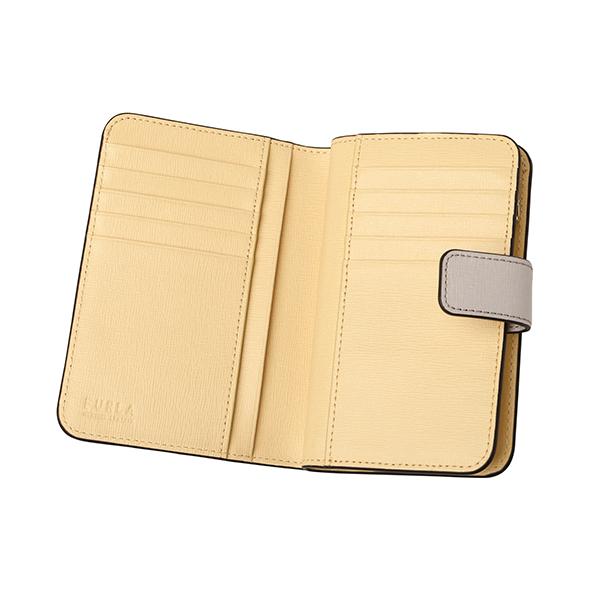 フルラ 2つ折り財布 グレージュ イエロー FURLA PCX9UNO B30000 1007S 1 007 37 2つ折り財布