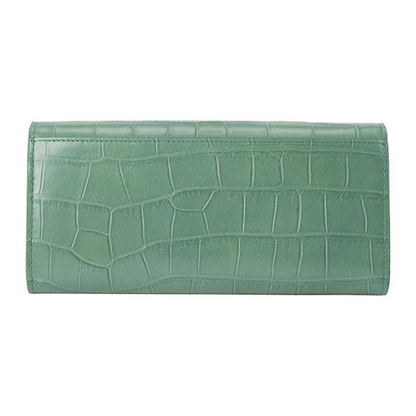 SALE／104%OFF】 フルラ 新品 長財布 ラウンドファスナー クロコダイル