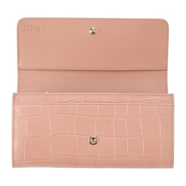 新品・未使用✨フルラ シボ革 レザー L字ファスナー ピンクベージュ 長財布 FURLA（フルラ） 並行輸入 長財布 バビロン PCY2UNO BX0484 CX000