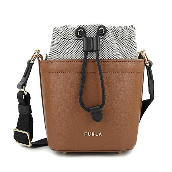 フルラ ショルダーバッグ FURLA ヴェルティージネ WB00332 BX0006 GHN00 1 007 レディース ブラウン 茶 ブラック 黒