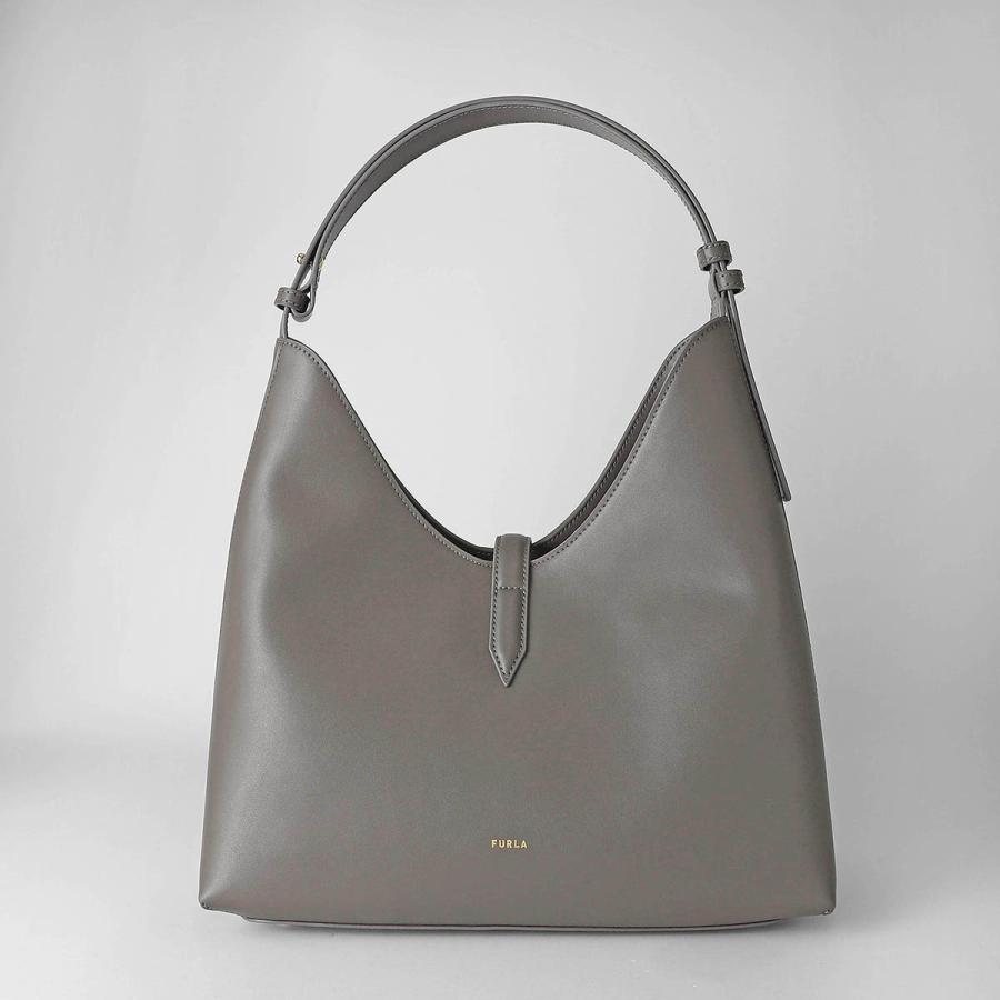 Furla フルラ ゴッチャ トートバッグ ショルダーバッグ WB01499 BX3104 レザー グレー  レディース【中古】 FURLA（フルラ） 並行輸入 トートバッグ ゴッチャ WB01499 BX3104