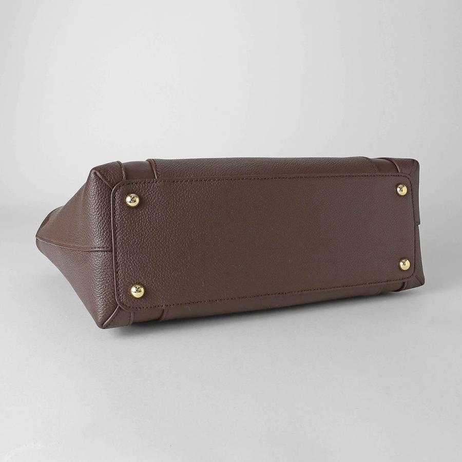 BG-1【極美品】FURLA フルラ レザートートバッグ ダークブラウン（濃茶） フルラ トートバッグ レディース ブランド FURLA FURLA NET レザー