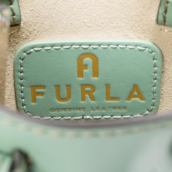 新品 フルラ FURLA ショルダーバッグ ミアステラ BUCKET BAG S ライトグリーン 黄緑 FURLA - 新品 フルラ FURLA ショルダーバッグ ミアステラ バケット