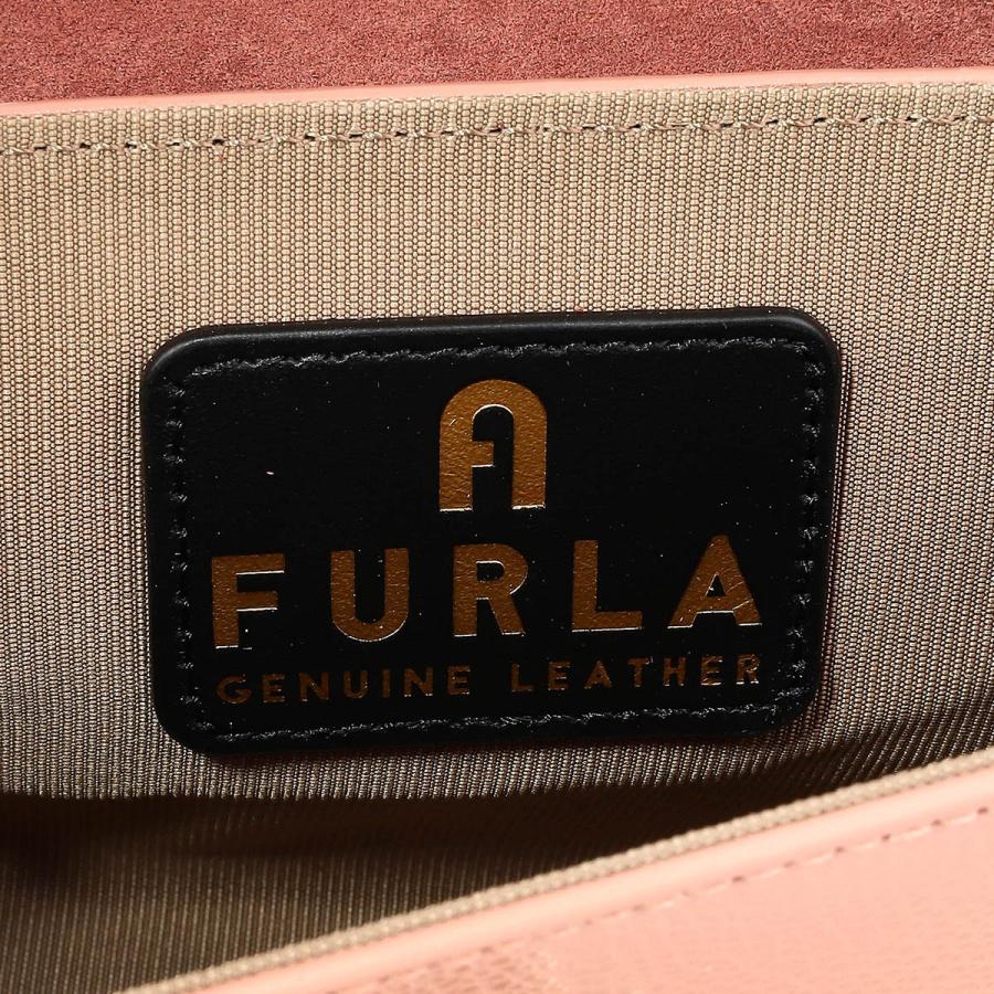✨美品✨FURLA NET フルラ 現行モデル レザー ピンクベージュ A4可 FURLA フルラ ネット ショルダー レザー ピンクベージュ トートバッグ