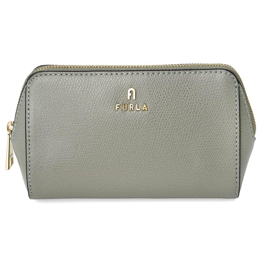 並行輸入 フルラ ポーチ FURLA カメリア WE00453 ARE000 3598S 1 007レディース グリーン 緑 ライトベージュ | FURLA | 01
