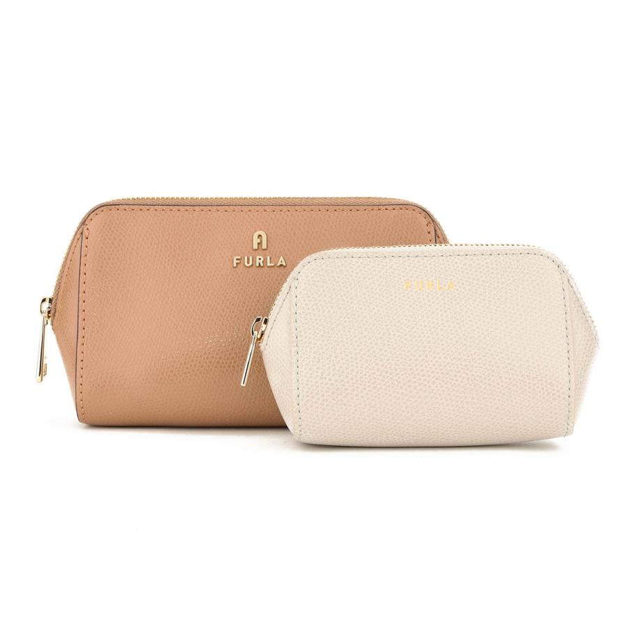 並行輸入 フルラ ポーチ FURLA カメリア WE00453 ARE000 3407Sレディース ライトブラウン 茶 | FURLA