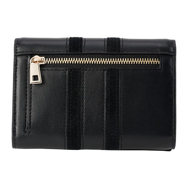 美品 FURLA 三つ折り財布 アーチロゴ 黒×グレージュ FURLA フルラ 3つ折り財布 シレナ WP00135 AX0790 O6000