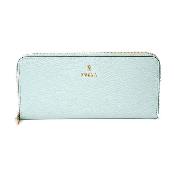 並行輸入 フルラ 長財布(ラウンドファスナー) FURLA カメリア WP00313-ARE000-1870S-1-007レディース ライトブルー 水色 | FURLA