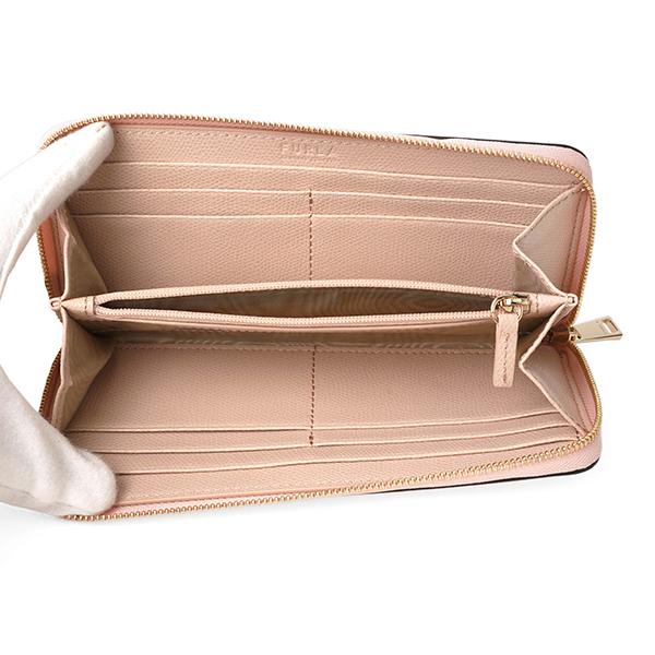 並行輸入 フルラ 長財布(ラウンドファスナー) FURLA カメリア WP00313-ARE000-1546S-1-007レディース ピンク系 ピンクベージュ | FURLA | 03