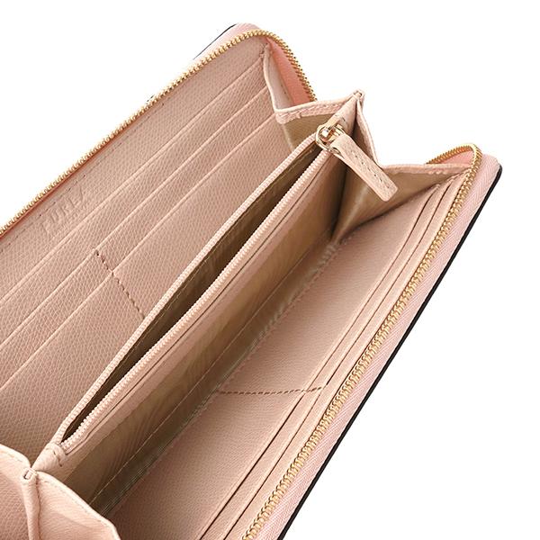 並行輸入 フルラ 長財布(ラウンドファスナー) FURLA カメリア WP00313-ARE000-1546S-1-007レディース ピンク系 ピンクベージュ | FURLA | 04