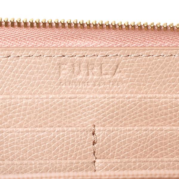 並行輸入 フルラ 長財布(ラウンドファスナー) FURLA カメリア WP00313-ARE000-1546S-1-007レディース ピンク系 ピンクベージュ | FURLA | 06
