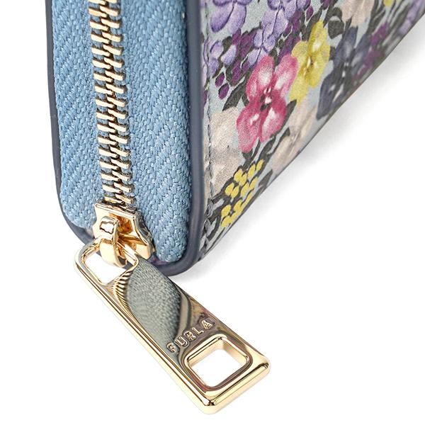 【新品未使用】FURLA カメリア 長財布 水色 FURLA 並行輸入 フルラ 長財布(ラウンドファスナー) カメリア