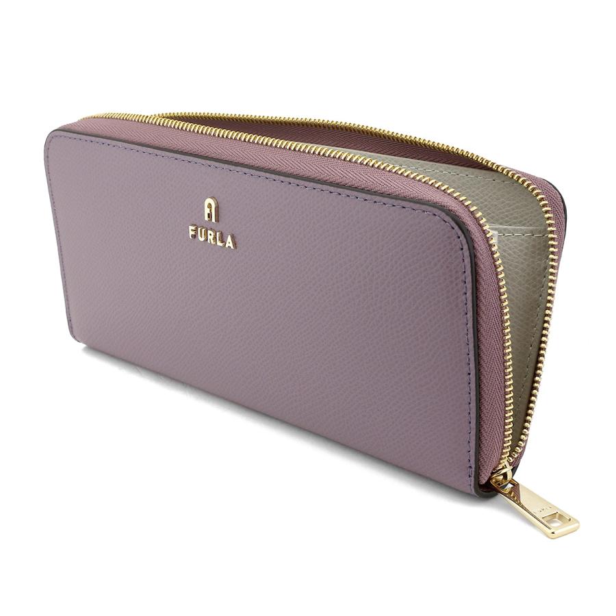 並行輸入 フルラ 長財布(ラウンドファスナー) FURLA カメリア WP00313 ARE000 2508S 1 007レディース パープル 紫 | FURLA | 03